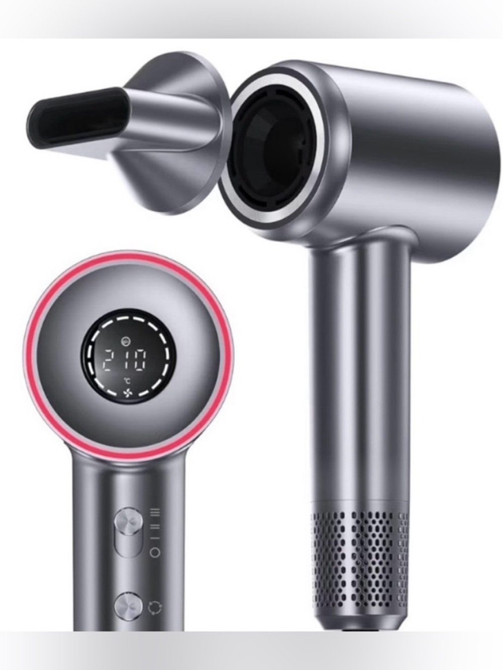 VivaEase Intelligent LED High Speed Ionic Hair Dryer